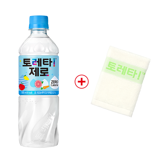 [노벨티행사]토레타 제로 500PET X24 (24개) + 토레타 타올