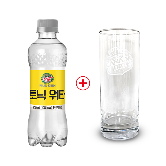 [노벨티행사]캐나다드라이 토닉워터 300PET 4X6 + 하이볼잔 썸네일 이미지
