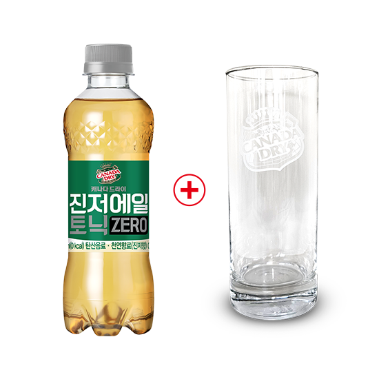 [노벨티행사]캐나다드라이 진저에일토닉제로 300PET 4X6 + 하이볼잔 썸네일 이미지