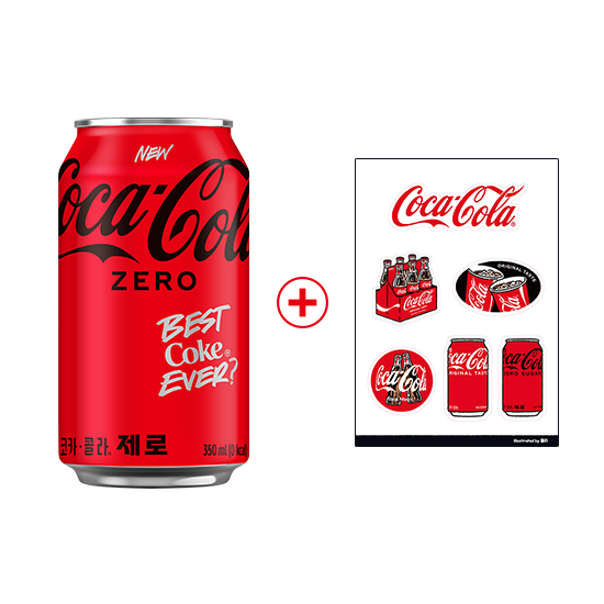 [노벨티행사] 코크제로 350CAN X24(24개)+ 판스티커 목록 이미지