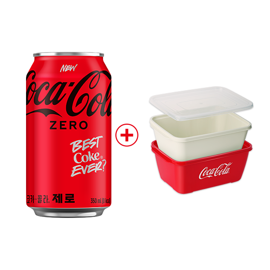 [노벨티행사] 코크제로 350CAN X24(24개)+ 채반용기
