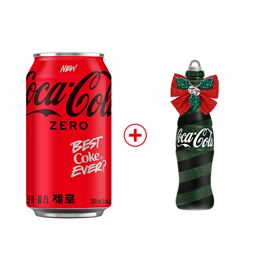 [노벨티행사] 코크제로 350CAN X24(24개)+ 오너먼트(그린보틀) 목록 이미지