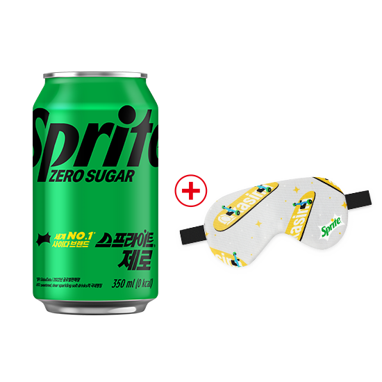 [노벨티행사] 스프라이트 제로 350CAN X24 +수면안대 썸네일 이미지