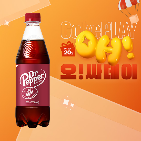 [오싸데이]닥터페퍼 500PET 4X6 (24개) 목록 이미지