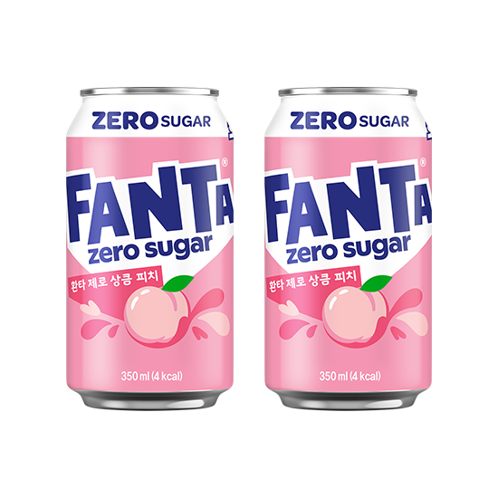 [이벤트][정기배송]환타 제로 상큼피치 350CAN X24 목록 이미지