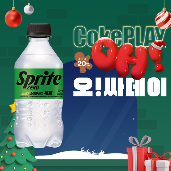 [오싸데이] 스프라이트 제로 300PET X24 (24개) 목록 이미지