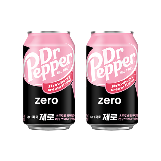 [이벤트][정기배송]닥터페퍼 제로 스트로베리 크림 350CAN X24 목록 이미지