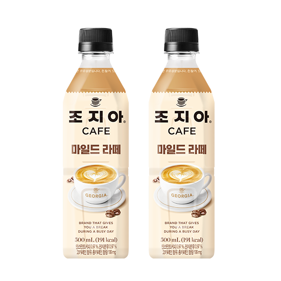 [이벤트][정기배송]조지아 카페 마일드 라떼 500PET X24 목록 이미지