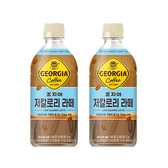 [이벤트][정기배송]조지아  저칼로리 라떼 470PET X24  목록 이미지