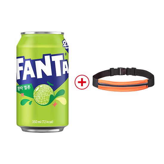 [노벨티행사]환타 멜론 350CAN X24 + 러닝벨트 목록 이미지