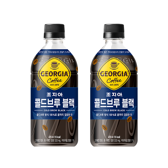 [이벤트][정기배송]조지아  콜드블랙 470PET X24  목록 이미지