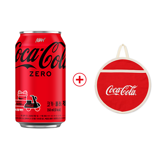 [노벨티행사] 코크 제로 350CAN X24 (24개) + 냄비받침대  목록 이미지