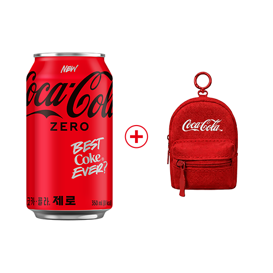 [노벨티행사] 코크 제로 350CAN X24 + 코카콜라 백팩키링 목록 이미지