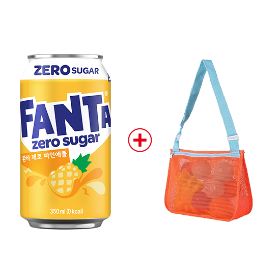 [노벨티행사]환타 제로 파인 350CAN X24 + 환타메쉬백 썸네일 이미지