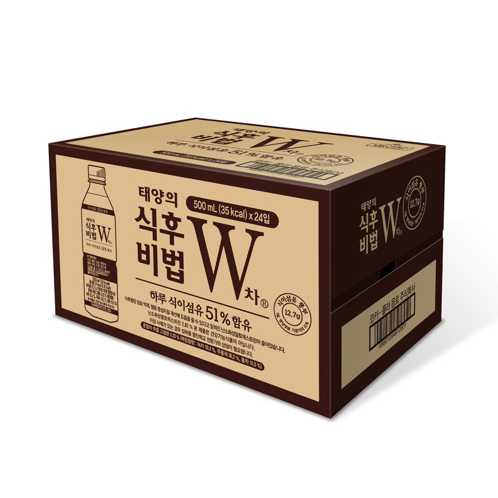 식후비법 W차 라벨프리 500PET X24 썸네일 이미지