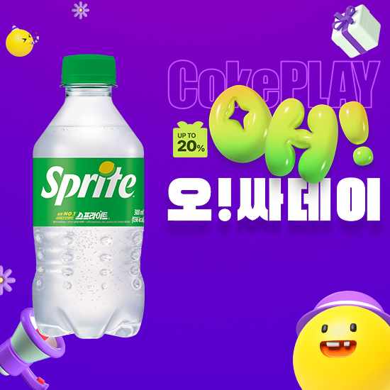 [오싸데이] 스프라이트 300PET X24 목록 이미지