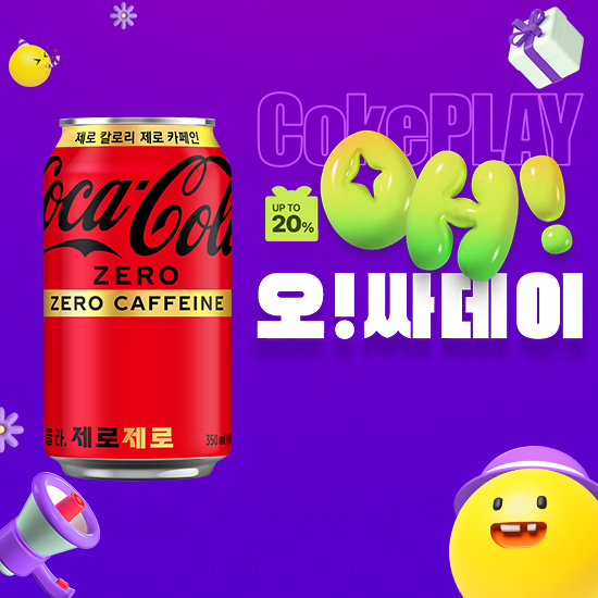 [오싸데이]코크제로 제로350CAN X24  목록 이미지