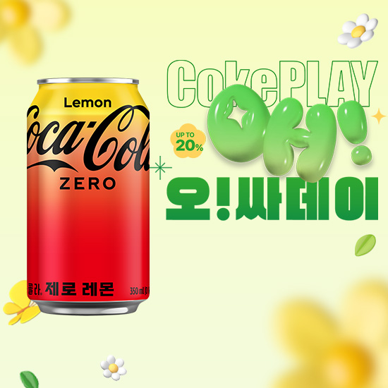 [오싸데이]코카-콜라 제로 레몬 350CAN X24 목록 이미지