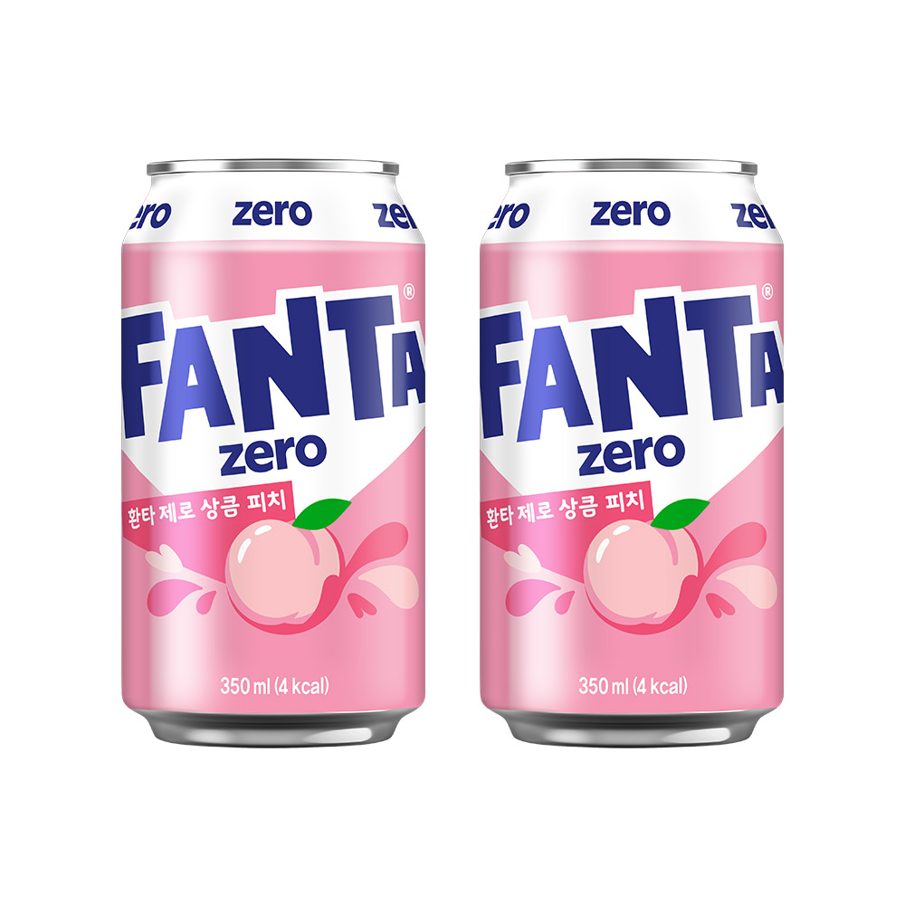 환타 제로 상큼피치 350CAN X24 (24개) 썸네일 이미지