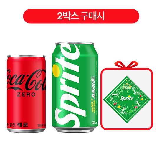 [LIVE][패키지]코크제로 190CAN X30 + 스프라이트 350CAN X24 + 스프라이트반다나앞치마
									목록 이미지