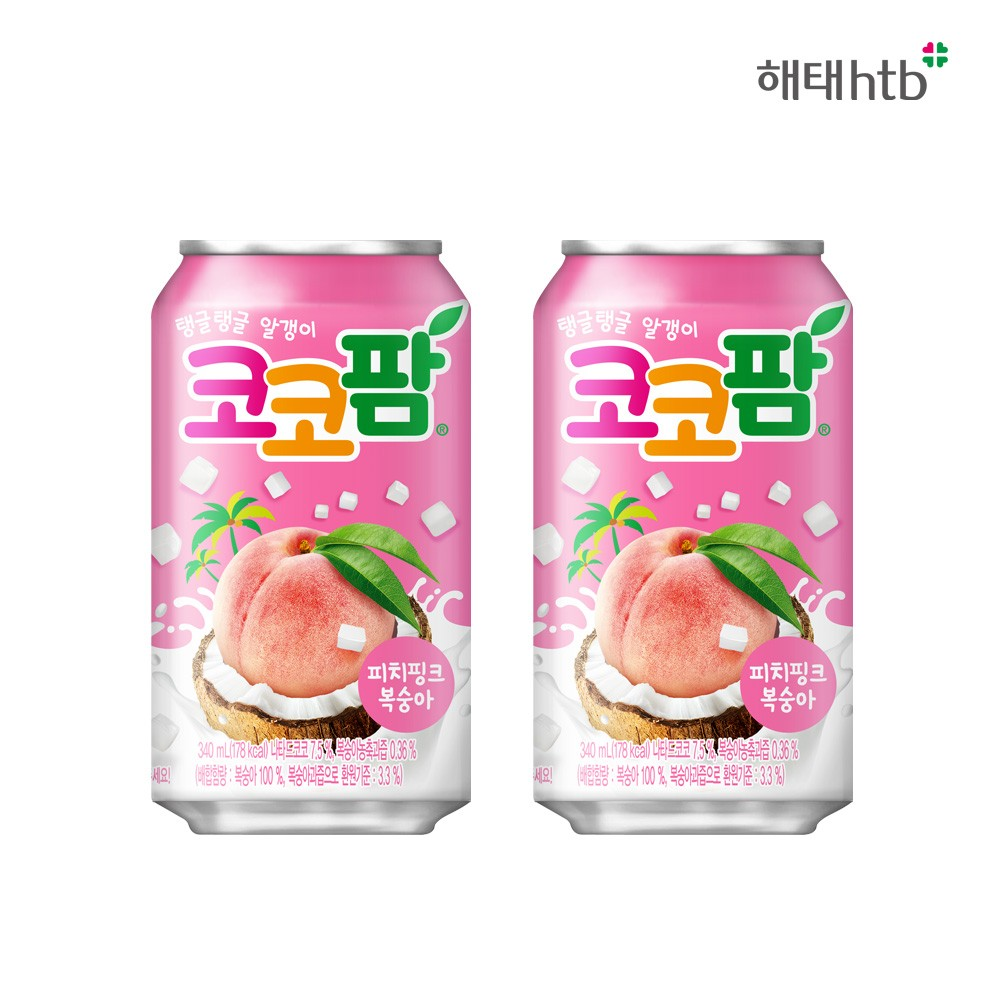 코코팜 피치핑크 340CAN X24 목록 이미지