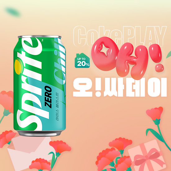 [오싸데이]스프라이트 제로 칠 아이스 블라스트 350CAN 4X6 목록 이미지