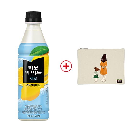 [노벨티행사] 미닛메이드 레몬에이드 제로 350PET 4X6 + 미닛메이드 면파우치 썸네일 이미지