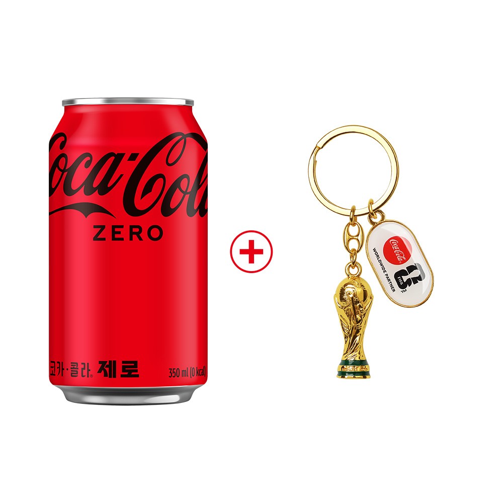 [노벨티행사] 코크 제로 350CAN X24 + 월드컵 트로피 키링 목록 이미지