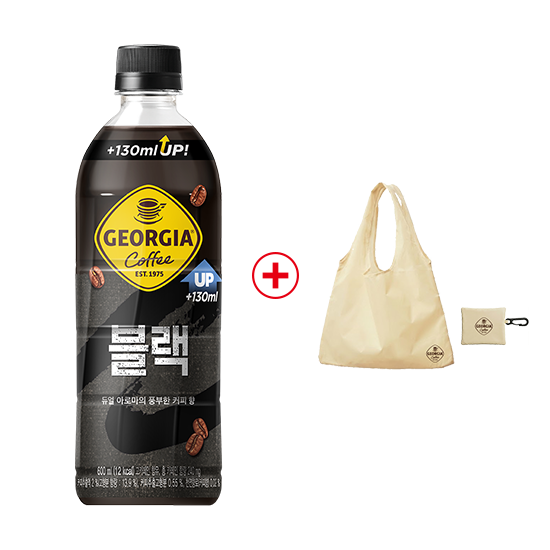 [Live] 조지아 블랙 600PET 4X6 (24개) + 조지아 장바구니키링
									목록 이미지