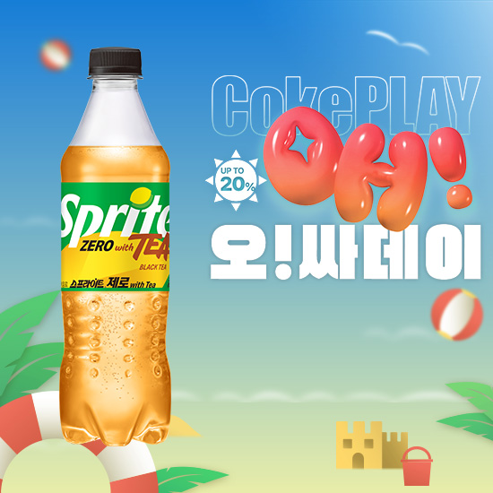 [오싸데이] 스프라이트 제로 with Tea 500PET X24 목록 이미지