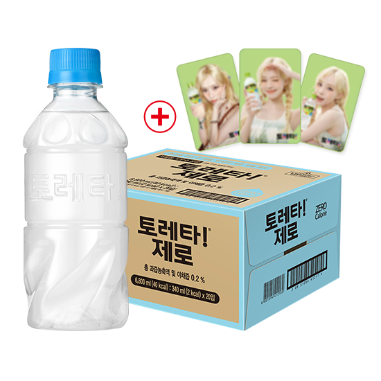 [노벨티증정] 토레타 제로 라벨프리 340PET X20 + 원터 포토카드 썸네일 이미지