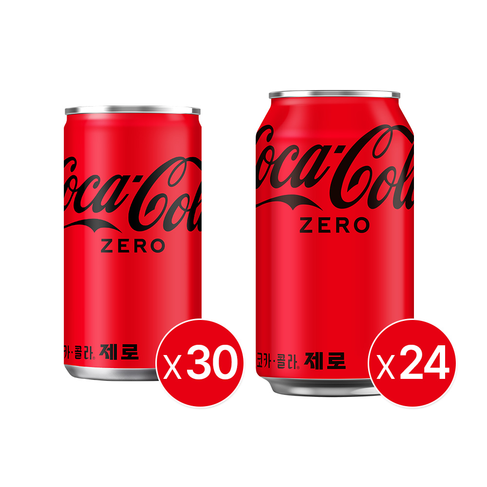 [패키지] 코크제로 190CAN X30 + 코크제로 350CAN X24 목록 이미지