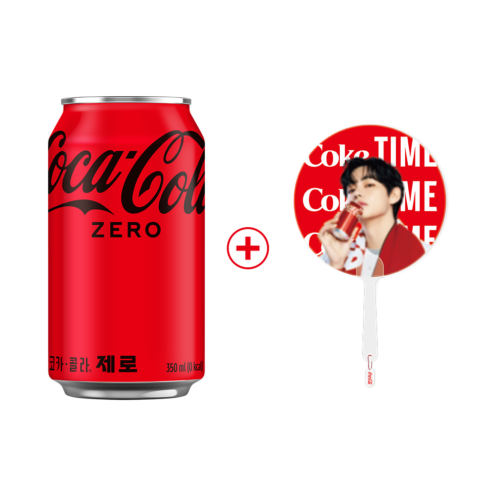 [노벨티행사] 코크 제로 350CAN X24 + 코카콜라 뷔 부채 썸네일 이미지