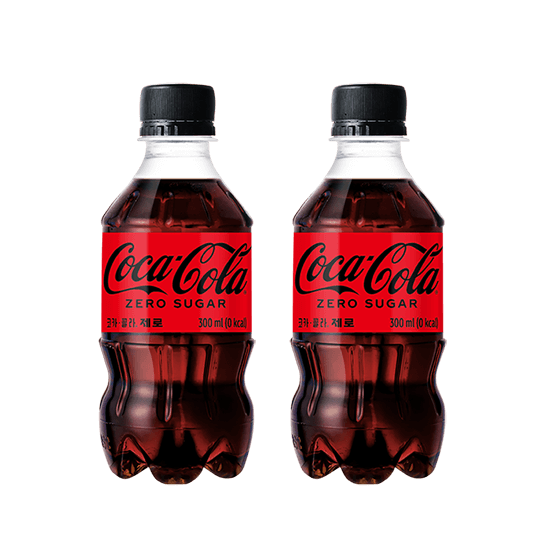 [정기배송]코카-콜라 제로 300PET X24 썸네일 이미지