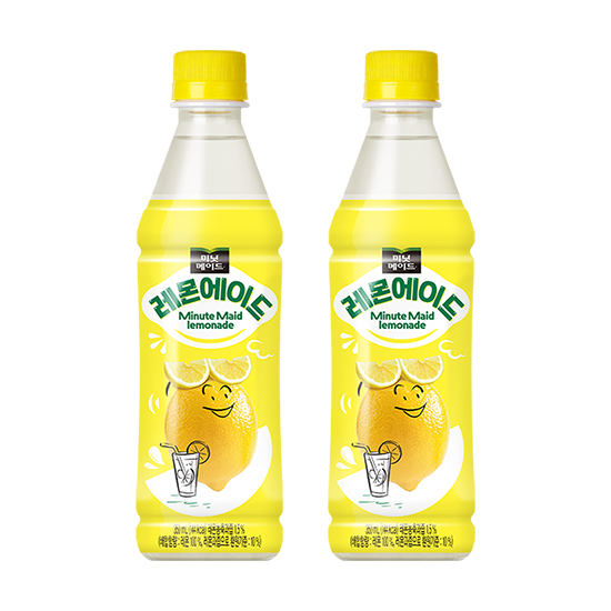 미닛메이드 레몬에이드 350PET 4X6 썸네일 이미지