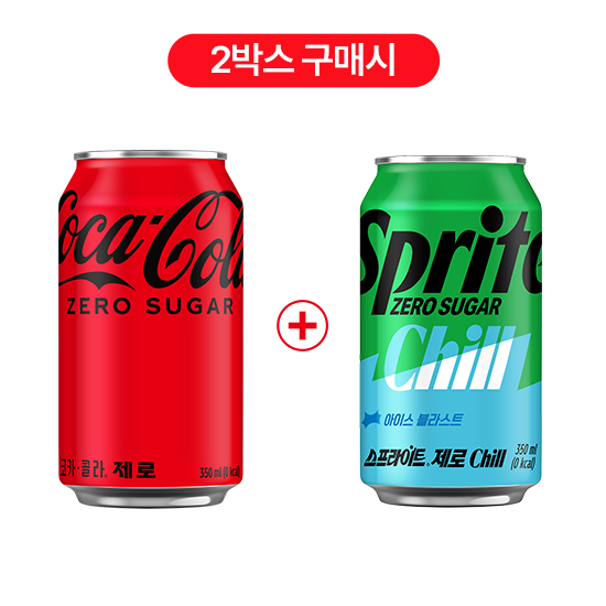 [패키지] 코크제로 350CAN X24 + 스프라이트 제로 Chill  350CAN X24 썸네일 이미지