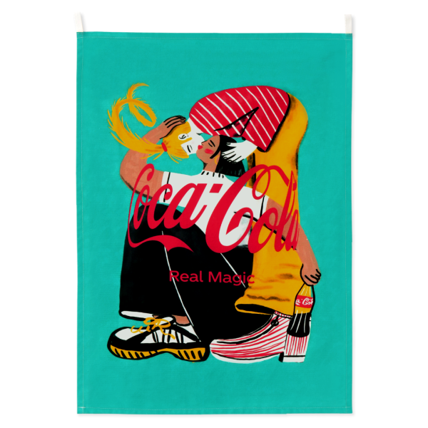 코카-콜라 패브릭 포스터(E) - LOVE​