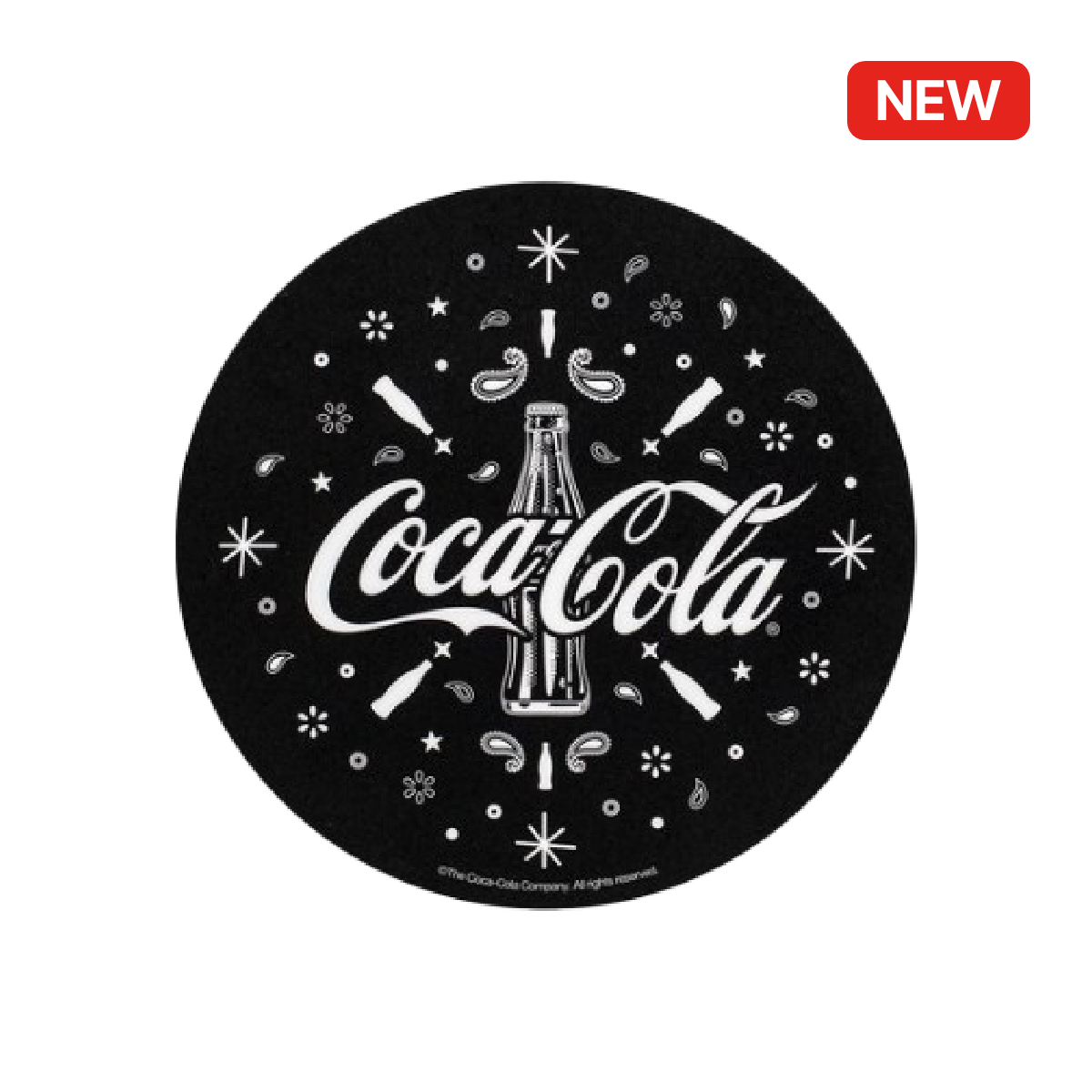 코카-콜라 반다나 마우스 패드(블랙)
